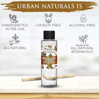 Urban Naturals Reed Diffuser Oil Refill, Sensual Amber Blossoms Fragrance Oil with Jasmine, Amber, Vanilla, 4 oz + Free Reed Sticks, Made in The USA