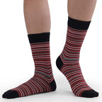 DRASEX Men's Dress Socks Funky Colorful Pattern Cotton Novelty Casual Crew Socks