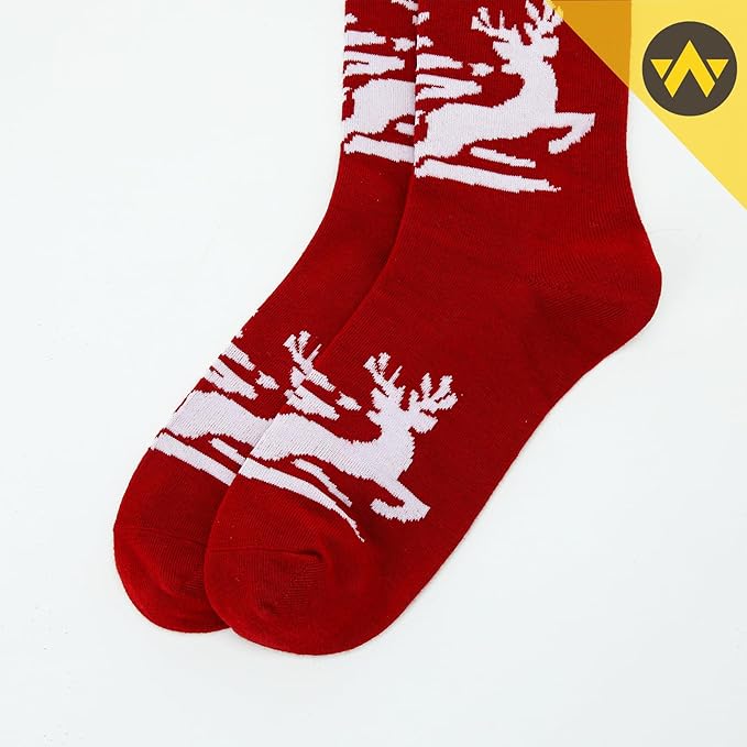 WANDER Men's Dress Socks Cotton Thin Classic Lightweight Socks 6/8 Pairs Solid & Patterned Soft Breathable Socks