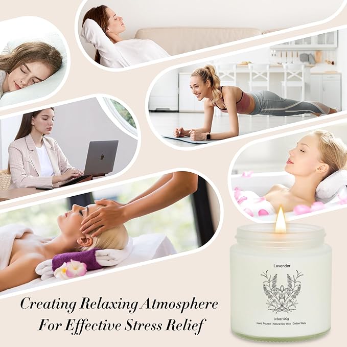 8 Pack Candles for Home Scented, Gifts for Women,Aromatherapy Candle Set for Women, Natural Soy Wax Jar Candles Set, Candle Gifts for Mother's Day, Birthday, Valentine's Day