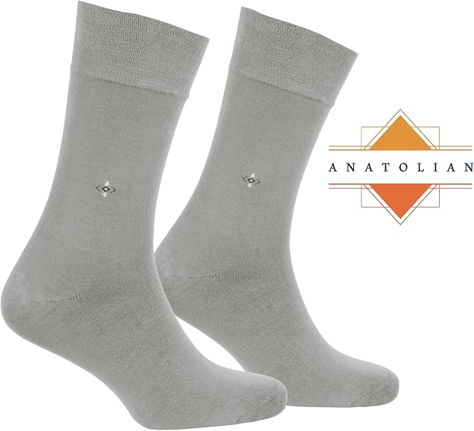 anatolian DRESS SOCKS Natural Comfortable Soft Classy - Made In TURKEY for Men Women Dress or Casual Footwear