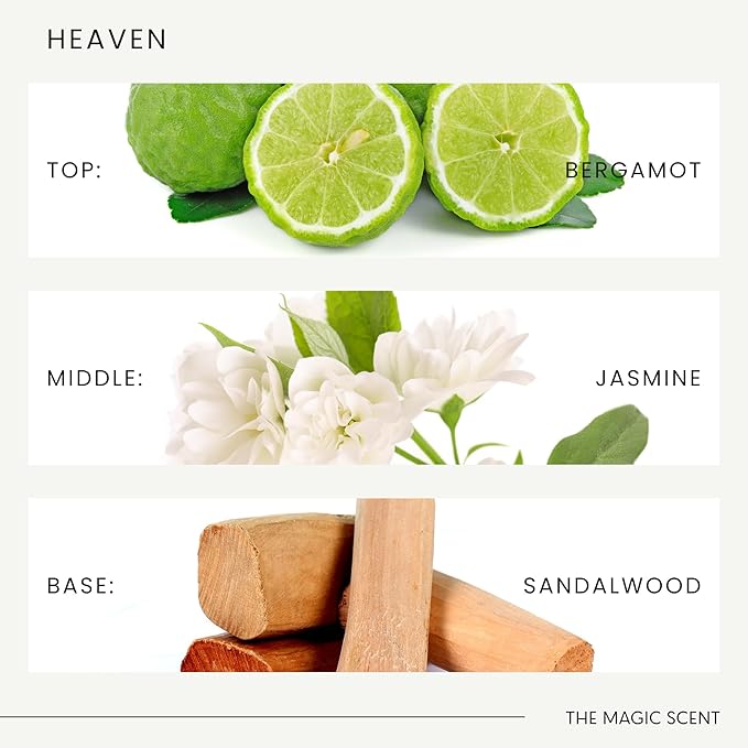 Heaven Hotel Scent Diffuser Oil - Cold-Air & Ultrasonic Fragrance Oil for Diffuser Inspired by The Aria Hotel, Las Vegas - Essential Oil Aromatherapy (500 ml)