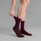 VRD Men’s Dress Socks, Bamboo 5-Pack Mens Socks, Mid Calf Length, Crew Socks Gift for Men Shoe Size 8-13