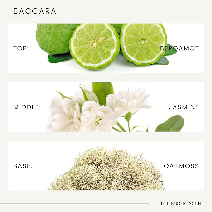 Baccara Diffuser Oil - Hotel & Home Luxury Scents Inspired by Baccarat Rouge - Diffuser Oil Scents for Home Designed for Use in All Diffusers - 16.9 fl oz, 500 mL