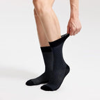 VRD Men’s Dress Socks, Bamboo 5-Pack Mens Socks, Mid Calf Length, Crew Socks Gift for Men Shoe Size 8-13