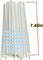 200 Pcs White Reed Fiber Diffuser Sticks,Diameter 3.5mm, Length 190mm (7.48 inches), Suitable for Various Essential Oils and Perfume, Lasting, Stable and Diffusing Fragrance
