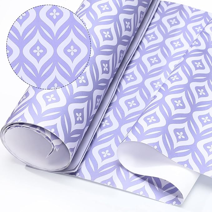 10 Sheets Drawer Liners for Dresser Scented Drawer Liners Non Adhesive Scented Paper for Fragrant Home Shelf Closet(Lavender,Fresh Pattern)