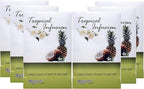 Tropical Infusion Scented Sachets Pack of 3, Spring and Summer - Long-Lasting Scented Bags, Home Fragrance, Air Freshener & Deodorizer for Closet, Room, Drawer, or Cars, Made in US