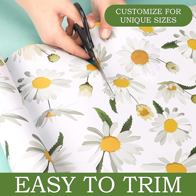 10 Sheets Drawer Liners for Dresser Scented Drawer Liners Non Adhesive Scented Paper for Fragrant Home Shelf Closet(Lavender,Daisy)