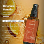 Orange Room, Linen & Pillow Spray by Aromafume | 100ml/3.38 fl oz | with Pure Orange Essential Oil | Aromatherapy Spray | Mist for Bedding, Fabrics