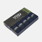 VRD Men’s Dress Socks, Bamboo 5-Pack Mens Socks, Mid Calf Length, Crew Socks Gift for Men Shoe Size 8-13