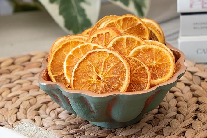 ANDALUCA Natural Vase Fillers | Home Décor Dried Decorative Orange Slices (Orange Slices)