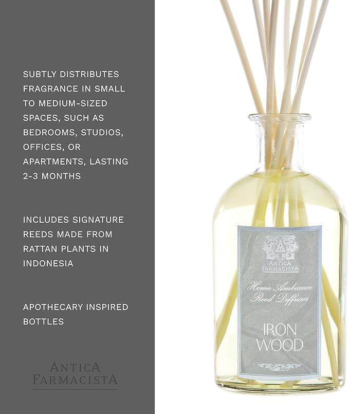 Antica Farmacista Home Ambiance Diffuser,Ironwood,8.45 Fl Oz