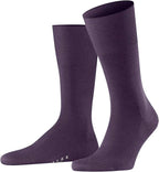 FALKE Men's Airport Dress Socks, Premium Merino Wool Cotton Blend, Sustainable Luxury, Eco-Friendly Business Casual, 1 Pair
