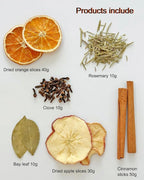 Simmering Potpourri- Apple, Orange, Clove, Cinnamon, Rosemary & Bay Leaf, Fall Scents Fragrance Stovetop Potpourri, Perfect Christmas Blend House Warming Hostess Gift (Abundance)