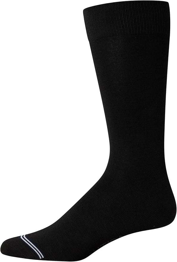 Nautica Mens Dress Socks - 10 Pack Breathable Stretch Crew-Length Work Socks for Men for Business Formal Wear (Sizes: 6-12.5)