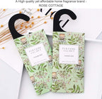 Large 12 Packs Jasmine Hanging Closet Deodorizer Air Freshener Long Lasting Scented Sachets Smell Goods for House