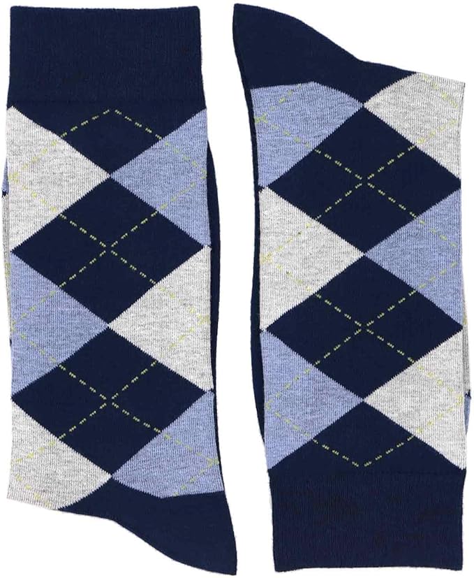 tiemart Men's Socks, Fits Men's Shoe Sizes 8-12