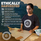 Palo Santo Incense Sticks (12 Pack) and Holder from Peru Premium Authentic - Handmade & Hand Rolled - Cleansing Bad Energy (Incense Sticks)