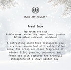 Muse Apothecary Room Ritual - Room Spray, Aromatic and Relaxing Room Mist, Air Freshener Spray, Infused with Natural Aromatherapy Essential Oils - 8 oz, Fresh Snow, 2 Pack