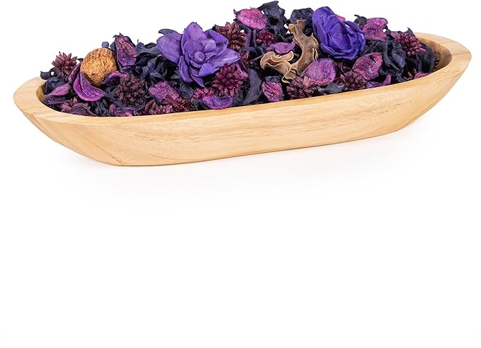 Fragrance Potpourri Bag Home Décor Scents of Lavender, Jasmine & Amber | Floral Petals Vase & Bowl Filler Decoration (Purple)