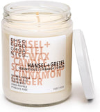 Scented Soy Wax Candle for Home, Cinnamon and Ginger Candle, Essential Oils, Soy Candles Non Toxic, Aromatherapy Candles, 16oz, 60 Hours Burn Time, Hansel and Gretel's House Scent