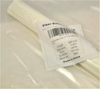 50 Pieces Fiber Reed Diffuser Replacement Refill Sticks for Aroma Fragrance (White, 12" x3mm)