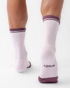 Cozy Earth Essential Calf Socks for Women and Men – Soft Mercerized Cotton Crew Socks 2-Pack Set – Heel & Arch Support