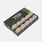 VRD Men’s Dress Socks, Bamboo 5-Pack Mens Socks, Mid Calf Length, Crew Socks Gift for Men Shoe Size 8-13
