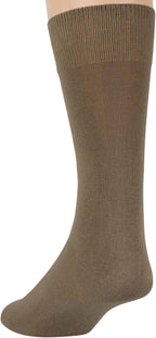 7BigStars Mens Dress Socks – 6 Pairs Crew, Soft Stay Up, Cotton Comfort for Business, Office, Big and Tall, Breathable