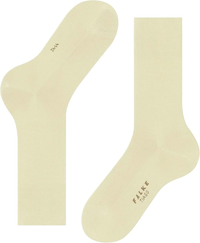 FALKE Men's Tiago Dress Socks, Sustainable Cotton, Crew, 1 Pair