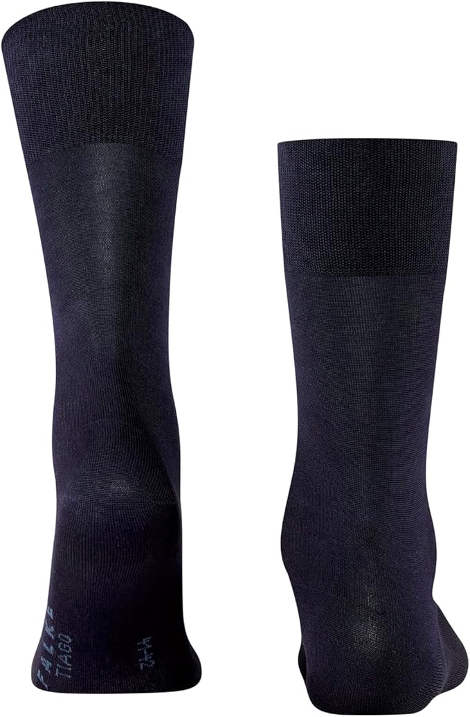 FALKE Men's Tiago Dress Socks, Sustainable Cotton, Crew, 1 Pair