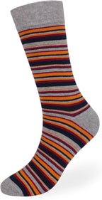 DRASEX Men's Dress Socks Funky Colorful Pattern Cotton Novelty Casual Crew Socks