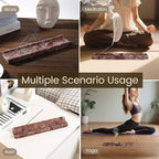 Koville Marble Incense Holder, Incense Holder for Sticks, Incense Sticks Holder Ash Catcher for Meditation Yoga SPA, Natural Stone Incense Burner, Home Table Decor (Red)