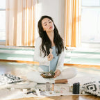 4 in 1 Incense Holder, Palo Santo Stick Holder,Sage Holder for Burning- 4.25" Sage Incense Holder for Meditation Room Home Decor (White Speckles)