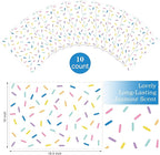 10 Sheets Drawer Liners for Dresser Scented Drawer Liners Non Adhesive Scented Paper for Fragrant Home Shelf Closet(Lavender,Confetti)