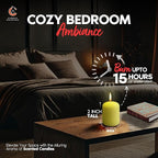 Candle Charisma Citronella Scented Votive Candles - 15 Hour Burn time - Set of 36 for Dinner, Wedding, Halloween and Holiday Decorations