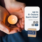 GoodLight Unscented Vegan and Paraffin-Free Tea Light Candles (400 Candles)