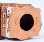 Ceramic Art Cone Incense Holder Room Decoration Handcrafted Collectible Miniature Old House on Lutago, Tirol, Italy R235