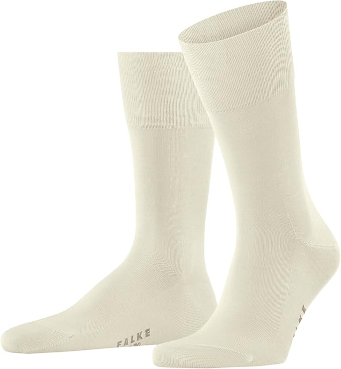 FALKE Men's Tiago Dress Socks, Sustainable Cotton, Crew, 1 Pair