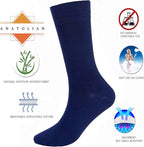 anatolian DRESS SOCKS Natural Comfortable Soft Classy - Made In TURKEY for Men Women Dress or Casual Footwear