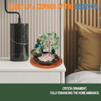 Backflow Incense Burner, Waterfall Incense Holder, Gemstone Money Tree Home Decoration, Office Desk Accessories for Women, House Warming Gifts New Home Fathers Day Dad Gifts