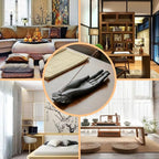 Ceramic Incense Holder for Sticks - Incense Burner Holder Zen Decor with Buddha Hand Design Protection from Evil - 10.2" L X 2.5" W X 1.2" H