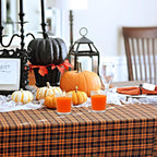 4 Packs Unscented Orange Votive Candles in Clear Glass, Small 1.8oz Natural Soy Wax 2 Inch Fall Colored Candles for Thanksgiveing Day Wedding Party Dinner Table Home Decoration- 12 Hours Burn Time