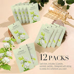 Jasmine Scented Sachet Bags - 12 Pack Closet Freshener Odor Eliminator, Long Lasting Home Fragrance for Drawers, Wardrobes & Cars, House Smell Good Products, Air Freshener for Closet