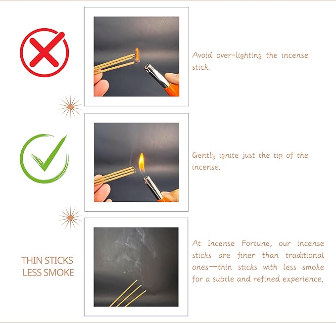 Taiwan Classic Ritual Incense Scent - Incense Joss Sticks (30cm, 300g, 400 Sticks) - Taiwan Traditional Bamboo Sticks for Religious, Thin & Less Smoke (5)