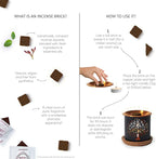 7 Chakra Incense Brick Super Set by Aromafume | 63 bricks & Tree of Life Exotic Burner | Smokeless Incense Set for Chakra Balance | Yoga & Meditation Gifts