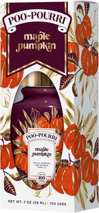 Poo-Pourri Before-You-Go Toilet Spray, Maple Pumpkin, 2 Fl Oz – Maple, Pumpkin and Smoked Vanilla