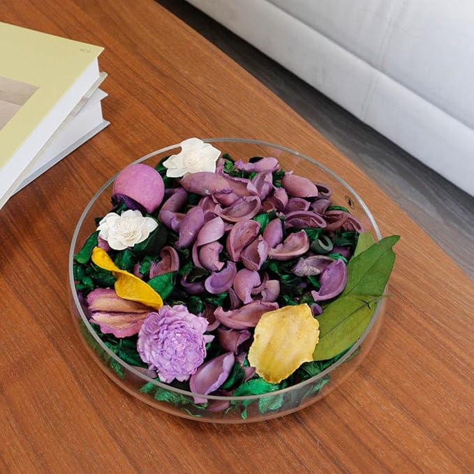 Qingbei Rina Potpourri Bags and Bowl Filler - Dried Flowers, Home Fragrance Sachets, Vase Fillers and Bathroom Decor (10 oz)