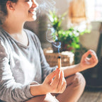 Chakra Energy Balance Kit - Spiritual Cleansing Incense Kit with Chakra Stones Crystal Pendulum, Palo Santo Smudge Stick, Beeswax Candle Votive, and Scrying Bowl